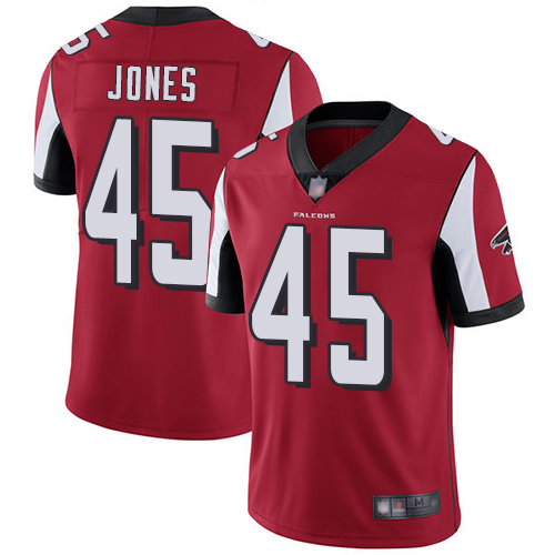 Atlanta Falcons Limited Red Men Deion Jones Home Jersey NFL Football #45 Vapor Untouchable